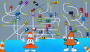 Parking line: Car puzzle