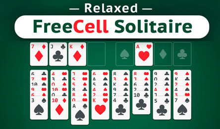 Relaxed FreeCell Solitaire