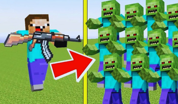 PvZ: Steve vs Walkers