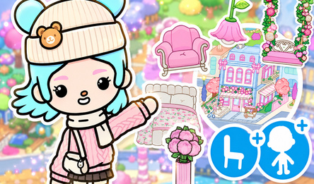 Toca World: A house with a roof garden