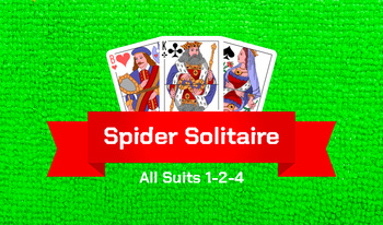 Spider Solitaire All Suits 1-2-4