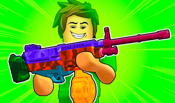 Blocks Shooter 3D! Run, Shoot, Merge Weapons!