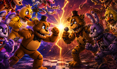 FNaF Merge Battles: Defeat Animatronic Enemies