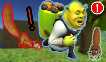 Shrek Nut Thief