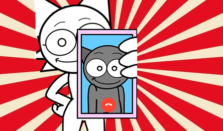 Call Gray from Sprunki Incredibox right now!