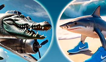 Bombardiro Crocodillo, Tralalero Tralala: Clicker