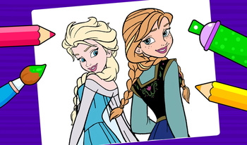 Frozen - Coloring Book for kids