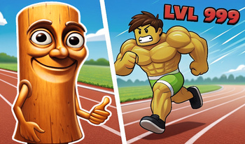 Obby Lumberjack: Escape from the Lava