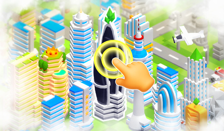 Tap Tap: Baue eine Stadt auf einer Insel