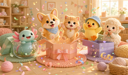 Fluffy surprise
