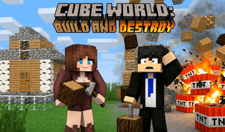 Cube World: Build and destroy