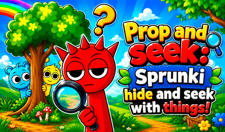 Prop and seek: Sprunki hide and seek with things!
