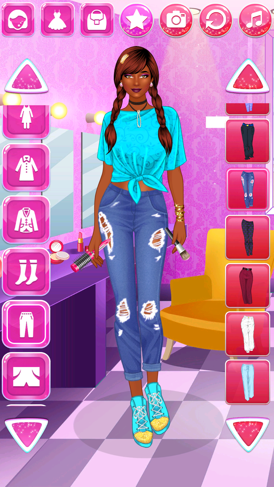 green emerald velvet dress 17.fashion star styler dress up