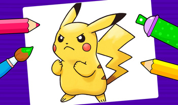 Pikachu - Coloring Book for kids