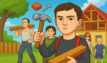 Skulboy with Batya: Building a House!