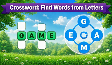 Crossword: Find Words from Letters