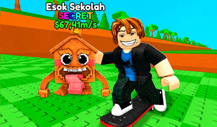 Obby: Skateboard tricks for Brainrots!