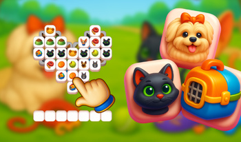 Pets, Find and Merge Tile Match