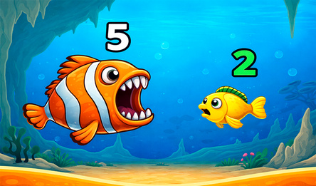 Eat a smaller fish