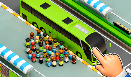 Idle Bus Station