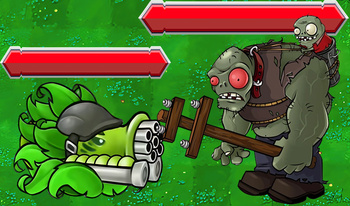 Destroy the zombies: PVZ!