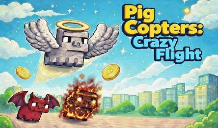 Pig Copters: Crazy Flight