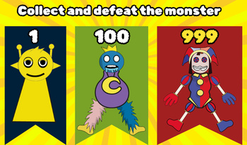 Collect and defeat the monster