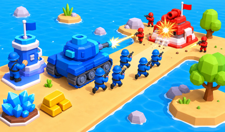 Blue vs Red: Craft and Battle