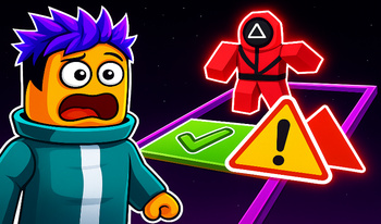 Obby Glass Bridge: Squid Game