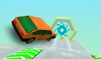 Car Race Transformations: Mega Ramps