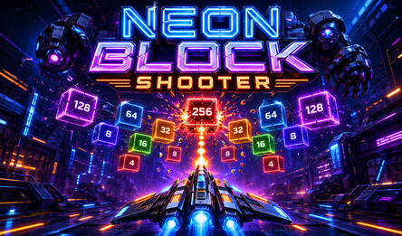 Neon Block Shooter