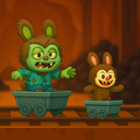 Labubu Zombie Miner