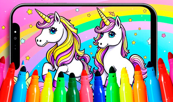 Coloring in the World of Unicorns