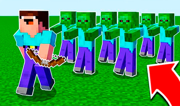Main Craft Raid Master: Protect the Village!