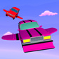 თამაში Flying Cars: Race in the sky