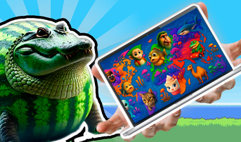 Try to fix Glorbo Fructodrillo's laptop!