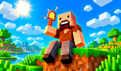 Voxel survival world