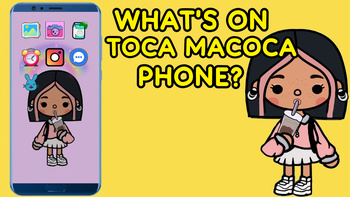 What's on Toca Macoca phone?