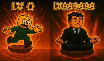 Obby: Jump before you get burned