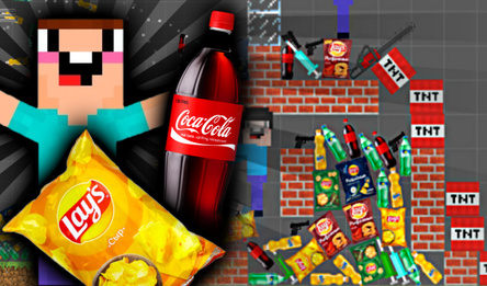 Супер плейграунд: Нубик, чипсы и кола!