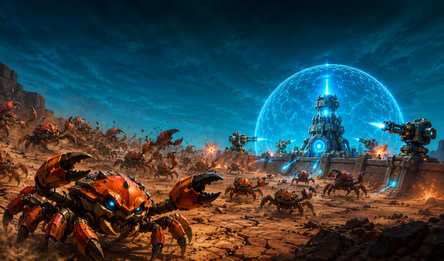Crab Swarm Defense
