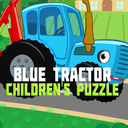 Blue Tractor children's puzzle