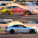 City Drift in BMW M4 and Mercedes CLS