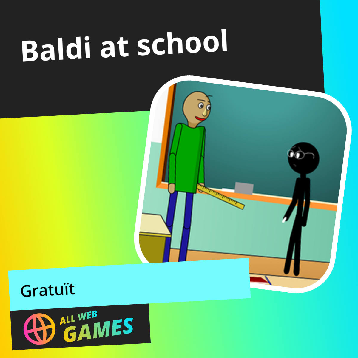 Baldi at school: Juga en línia de franc a AllWebGames