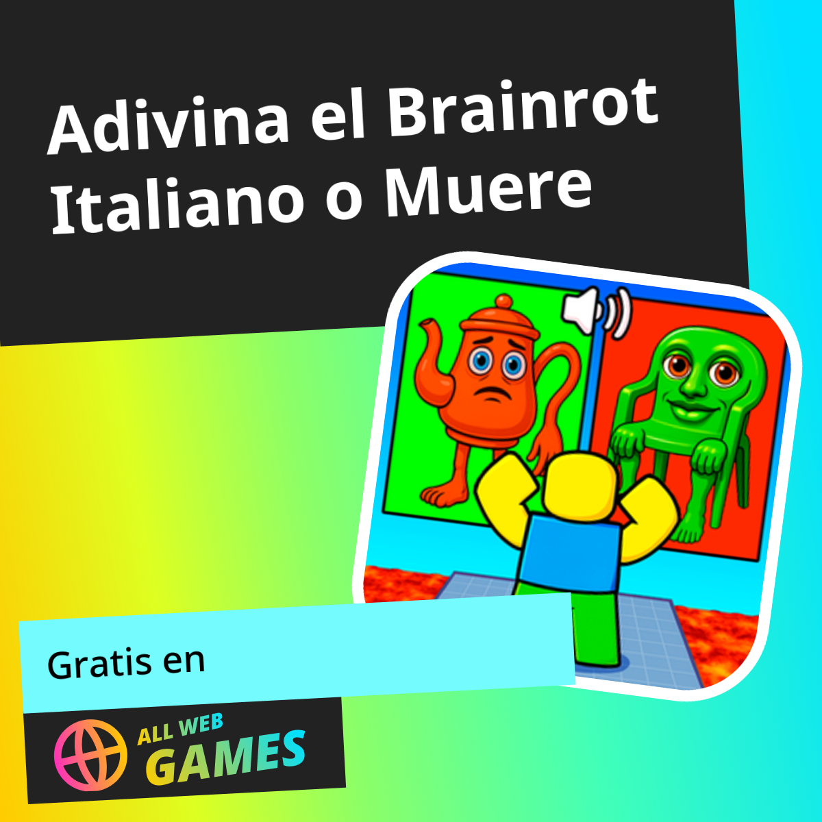 Adivina el Brainrot italiano o Muere (de B-Tree): Juega gratis en línea ...