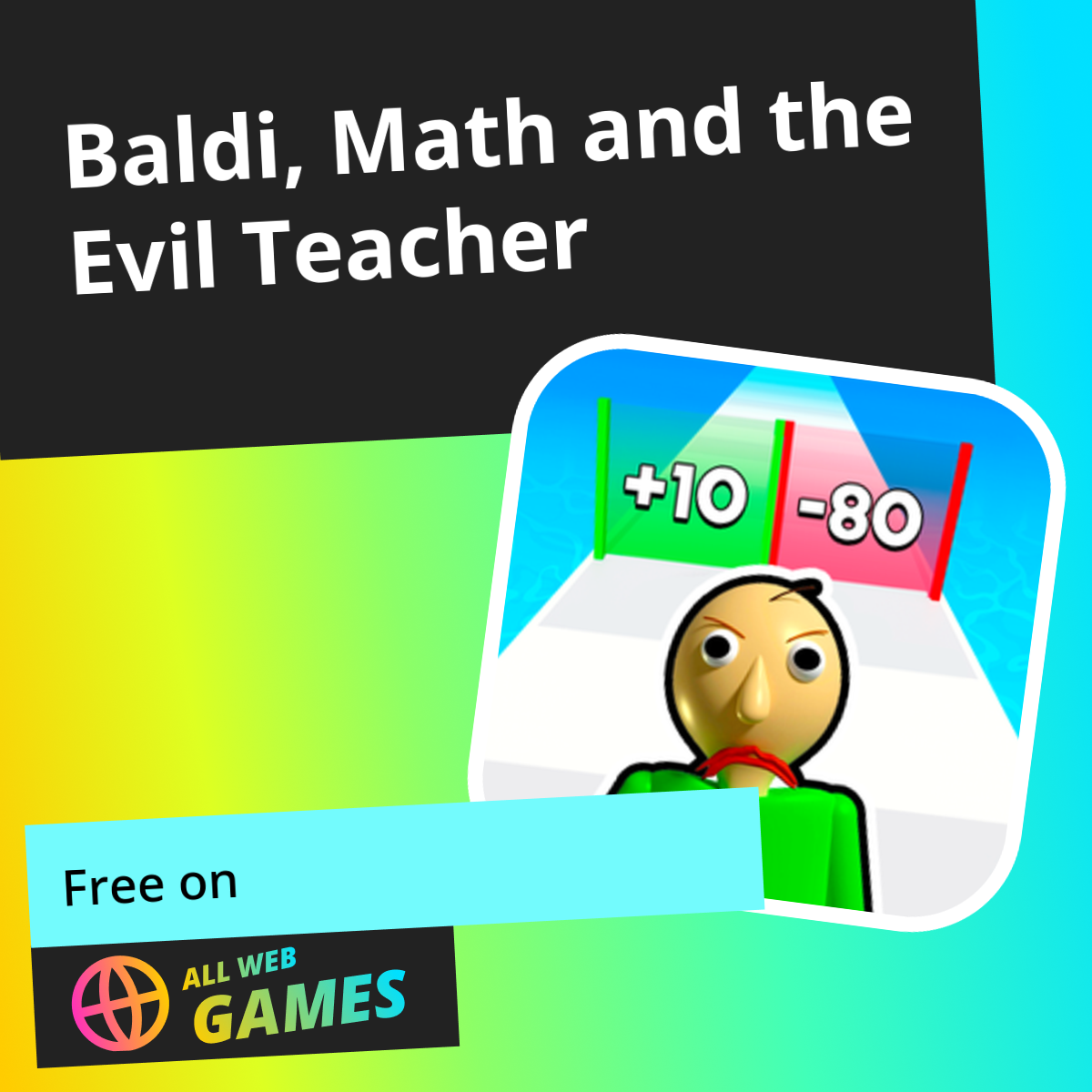 Happy Math Baldi Baldi, Math and the Evil Teacher (بواسطة Teamdream): العب على الإنترنت ...