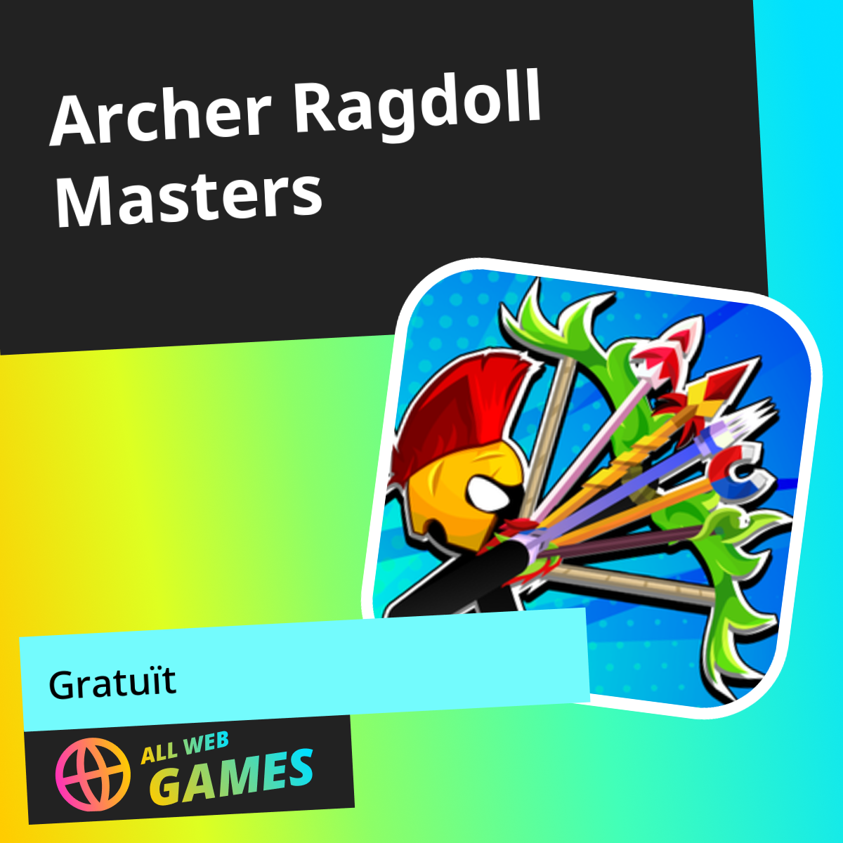 Archer Ragdoll Masters: Juga en línia de franc a AllWebGames