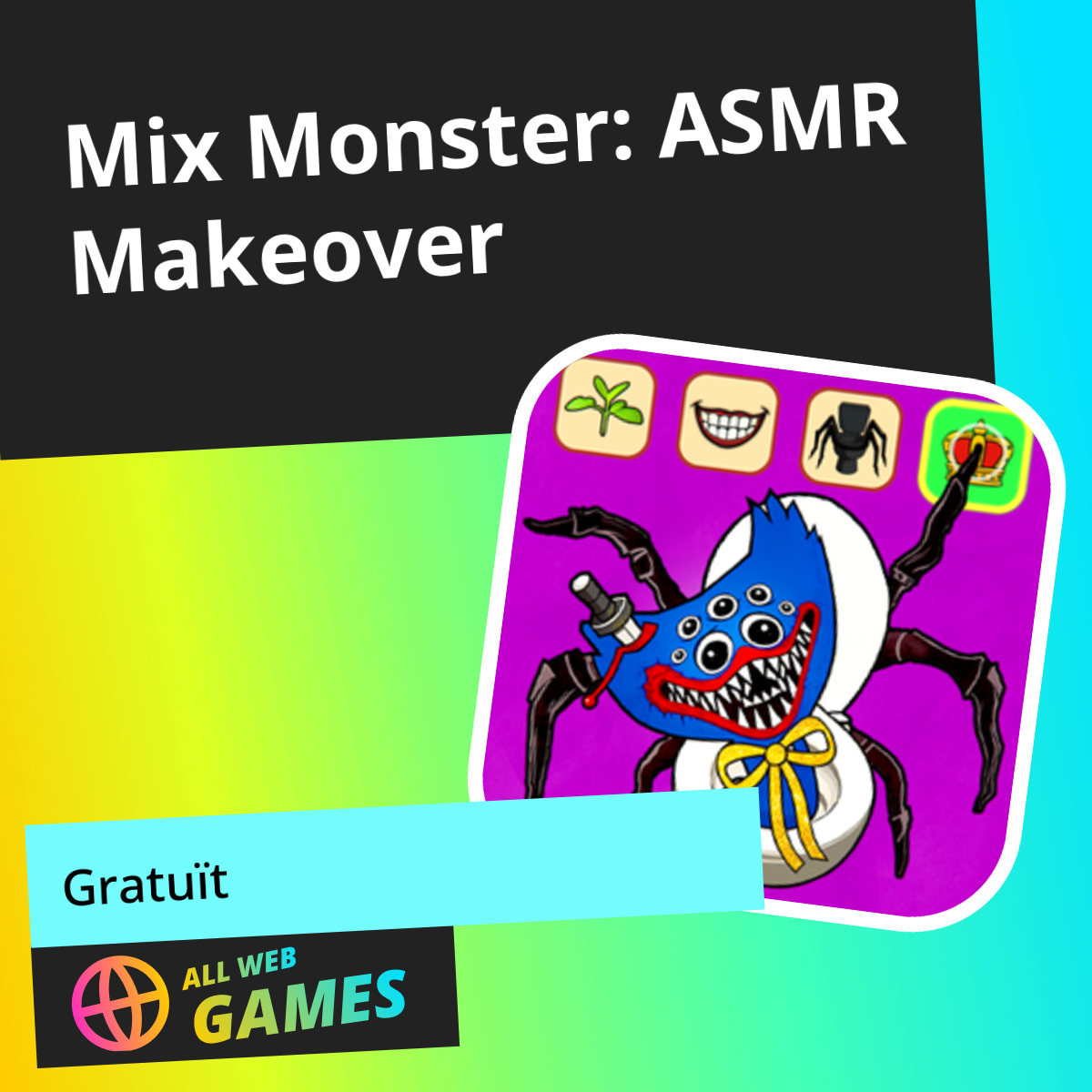 Mix Monster: ASMR Makeover: Juga en línia de franc a AllWebGames