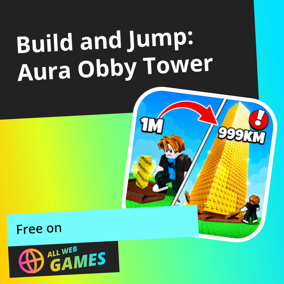 Build and Jump: Aura Obby Tower: Play Online For Free On AllWebGames