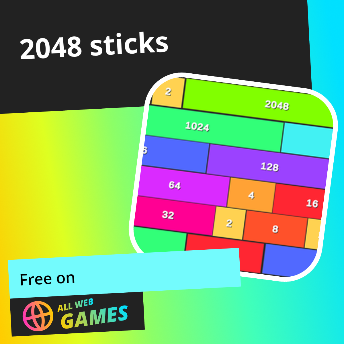 2048 sticks (by IDIOTIC): Play Online For Free On AllWebGames